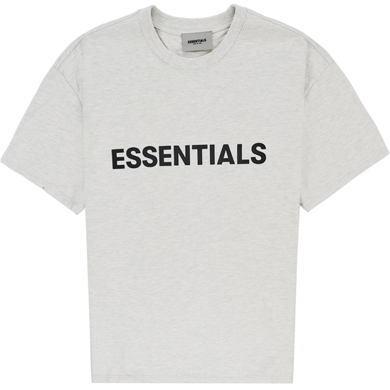 FEAR OF GOD ESSENTIALS 3D Box Tee in Oatmeal