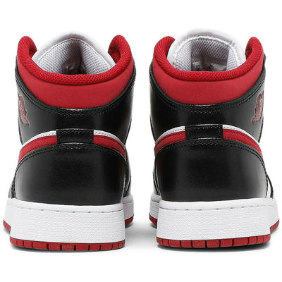 Air Jordan 1 Mid Black Gym Red (GS)