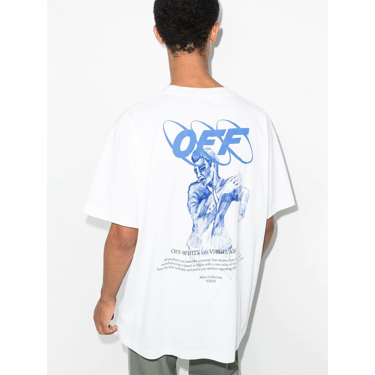 Mirko First Graphic Oversize Tee in White