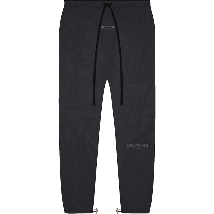 FEAR OF GOD ESSENTIALS Nylon Track Pants in Black