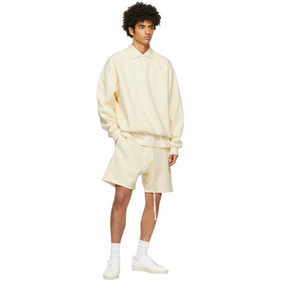 FEAR OF GOD ESSENTIALS Pullover Sweater in Buttercream (2021)